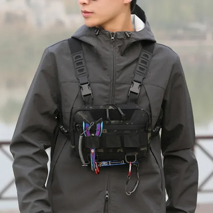 Multifunktionaler Brust-Rucksack mit Molle-System