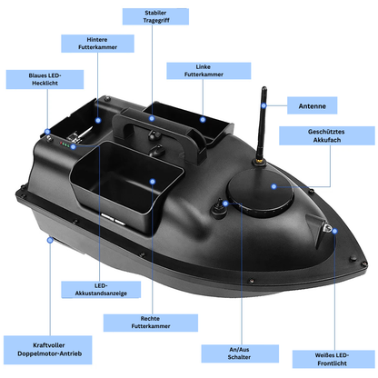 ViperStrike™ GPS Futterboot V18
